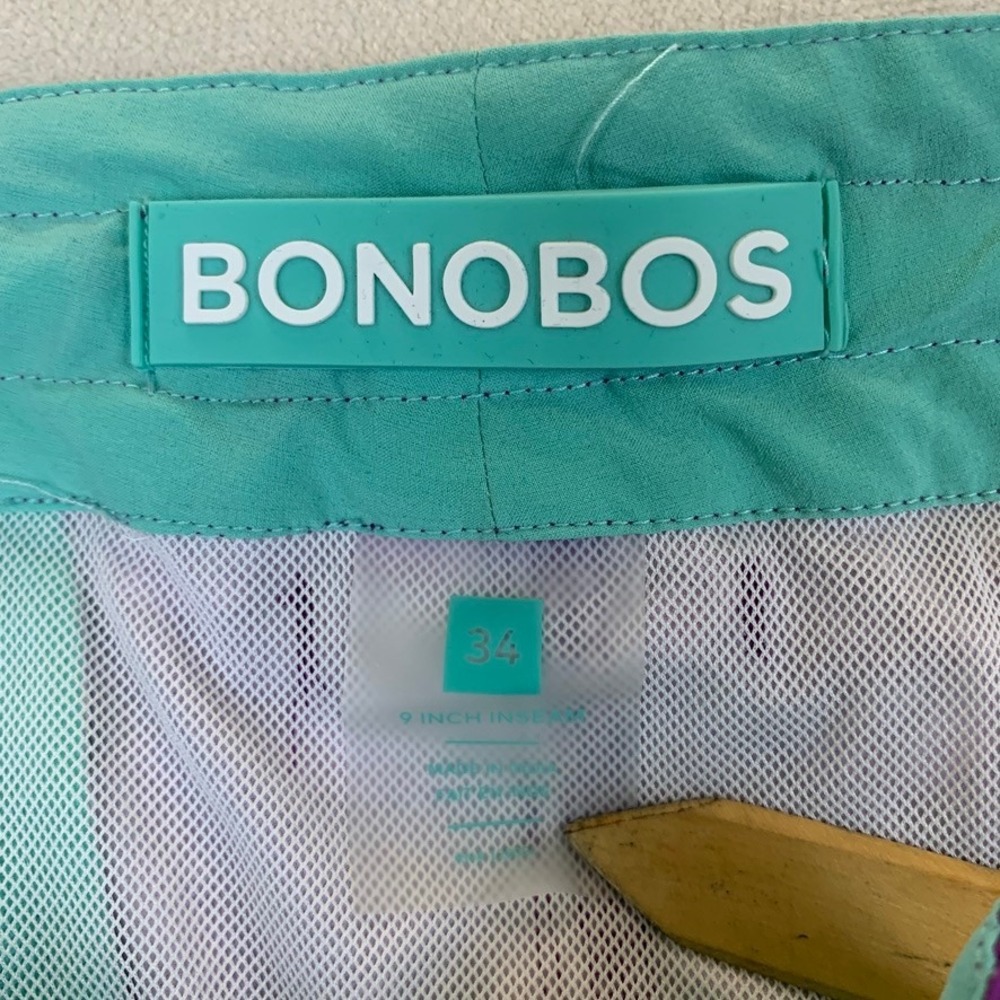 Bonobos Mens Flamingo‎ Print Swim Trunks Purple 9 Inch Inseam Size 34 - Picture 6 of 9